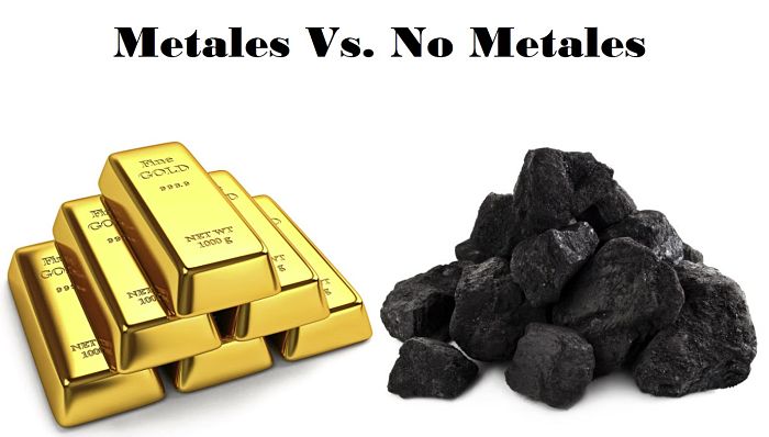 diferencias entre metales y no metales